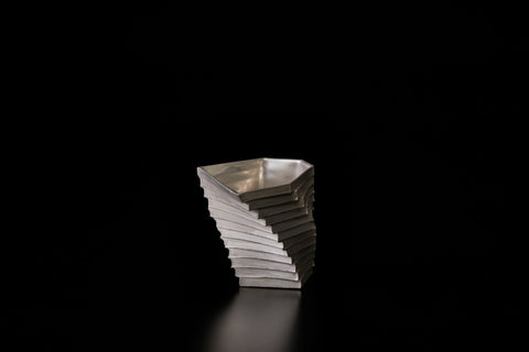 Constructed Vessel, Silver-Glazed Pourer | Yosuke Yamaura (alternate view)