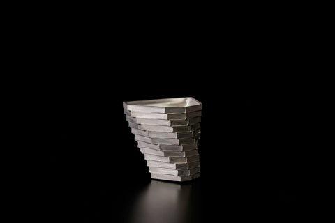 Constructed Vessel, Silver-Glazed Pourer | Yosuke Yamaura (alternate view)