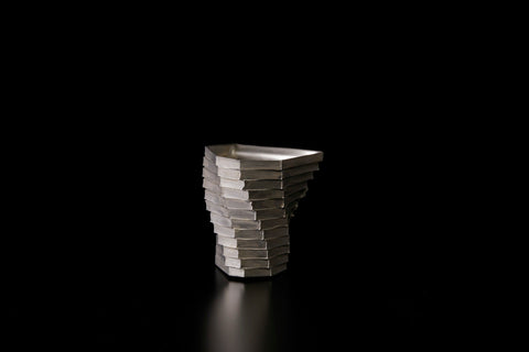 Constructed Vessel, Silver-Glazed Pourer | Yosuke Yamaura (alternate view)
