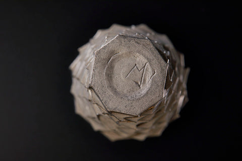 Constructed Vessel, Black Luster Silver, Guinomi | Yosuke Yamaura (alternate view)