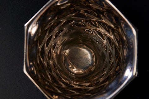 Constructed Vessel, Black Luster Silver, Guinomi | Yosuke Yamaura (alternate view)