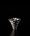 Constructed Vessel, Silver Overglaze, Guinomi (Sake Cup) | Yosuke Yamaura