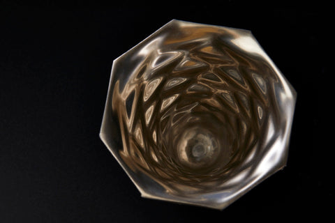 Constructed Vessel, Silver Luster, Guinomi | Yosuke Yamaura (alternate view)