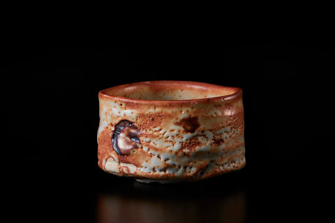 Madder Shino Tea Bowl | Ryotaro Kato