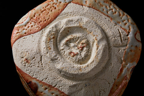 Madder-Red Shino Tea Bowl | Ryotaro Kato (alternate view)