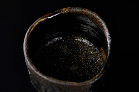 Hikidashi-guro Tea Bowl | Ryotaro Kato (alternate view)