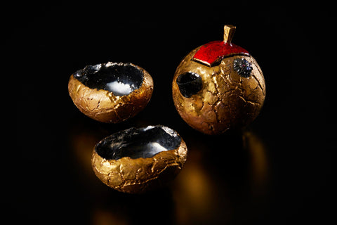 KABUKU Hoju (Sacred Jewel), Sake Set of 3 | Toru Ichikawa (alternate view)