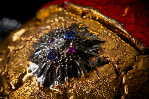 KABUKU Hoju (Sacred Jewel), Sake Set of 3 | Toru Ichikawa (alternate view)