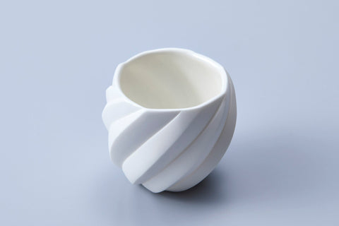 White Porcelain Cup | Nami Takahashi (alternate view)