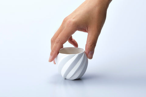 White Porcelain Cup | Nami Takahashi (alternate view)