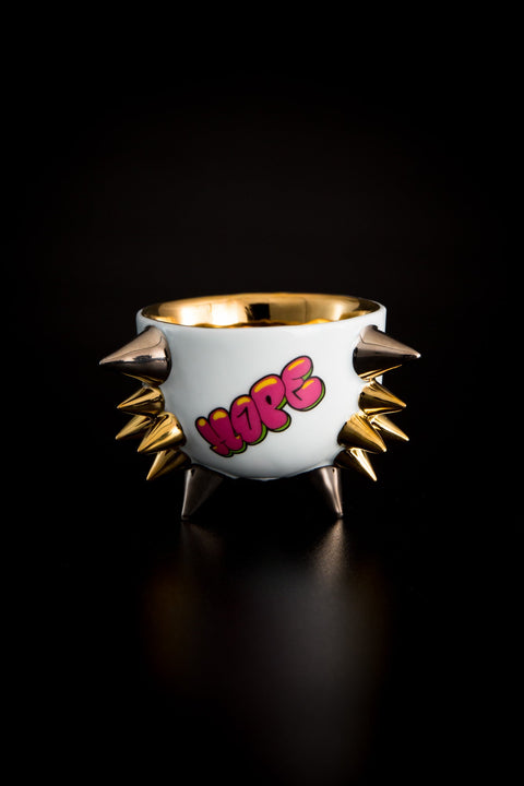 SPIKY SAKE CUP Graffiti｜古賀崇洋（別角度）