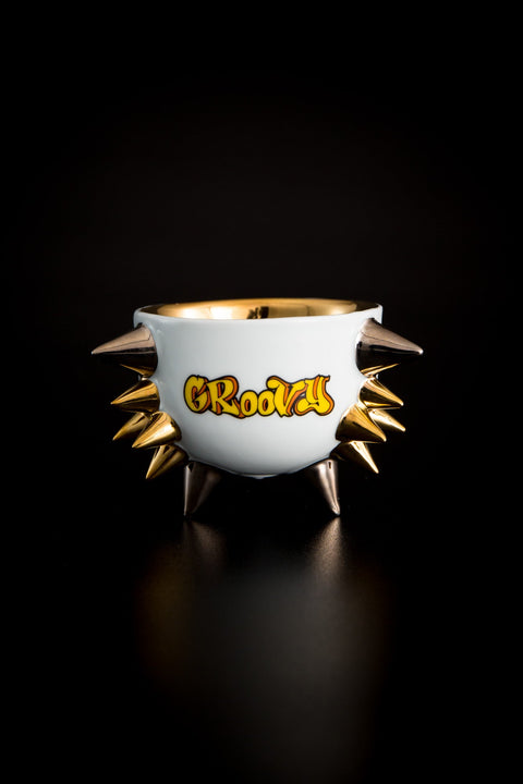SPIKY SAKE CUP Graffiti｜古賀崇洋（別角度）
