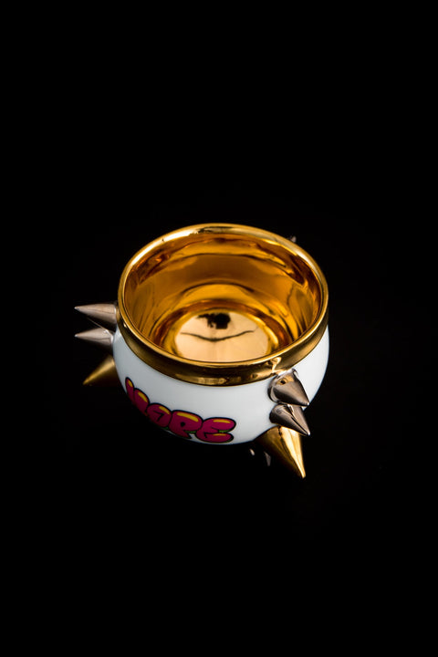 SPIKY SAKE CUP graffiti｜古賀崇洋（別角度）