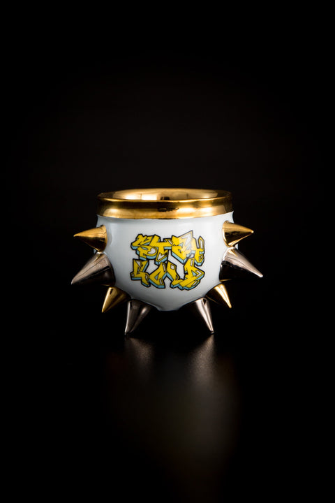 SPIKY SAKE CUP graffiti｜古賀崇洋