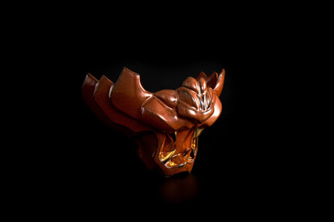 SPIKY SHELL Hoyoroi-hai, Tiger Form, Crimson | Takahiro Koga (alternate view)