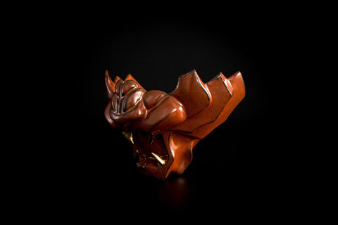 SPIKY SHELL Hoyoroi-hai, Tiger Form, Crimson | Takahiro Koga (alternate view)