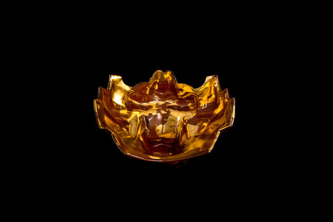 頬鎧盃 虎形 紅金｜古賀崇洋（別角度）