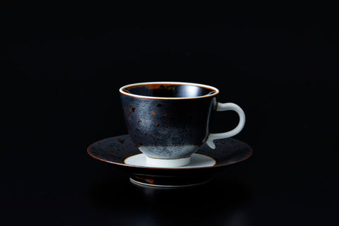 Hazy pattern coffee cup Tenmoku | Yuki Inoue