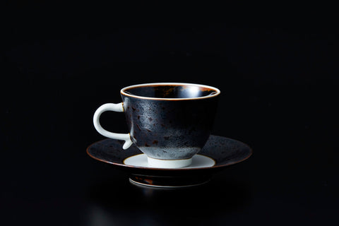 Hazy Pattern Coffee Cup Tenmoku | Yuki Inoue (alternate view)