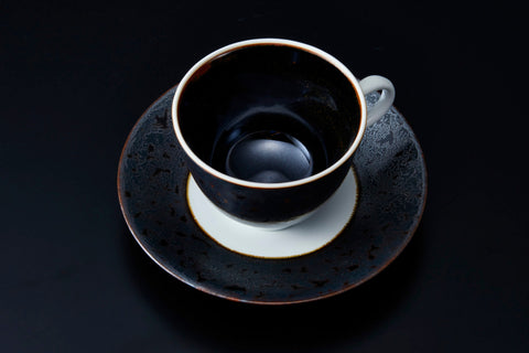Hazy Pattern Coffee Cup Tenmoku | Yuki Inoue (alternate view)