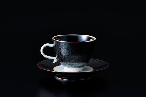 Hazy Pattern Coffee Cup Tenmoku | Yuki Inoue (alternate view)