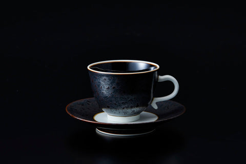 Hazy pattern coffee cup Tenmoku | Yuki Inoue