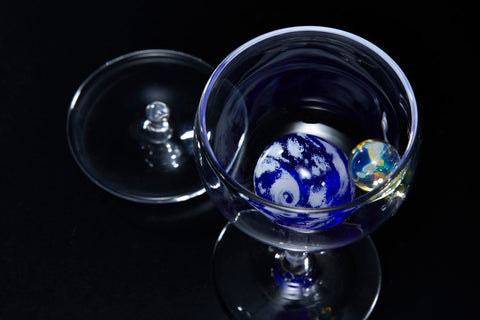 Pot of the Moon Orbiting Earth | Mieko Noguchi (alternate view)