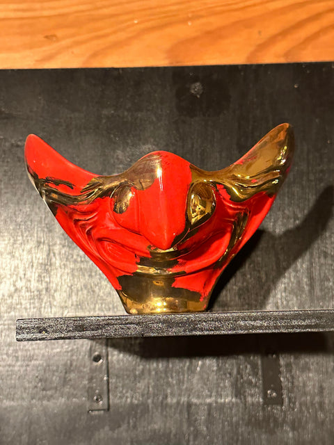 頬鎧盃　毅形　紅・金｜古賀崇洋