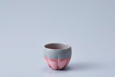 Sake Cup, Pink Greige Neriage | Tomoyuki Hoshino