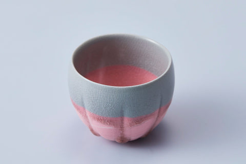 Sake Cup, Pink Greige Neriage | Tomoyuki Hoshino (alternate view)