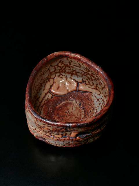 鼠志野茶盌｜加藤亮太郎（別角度）