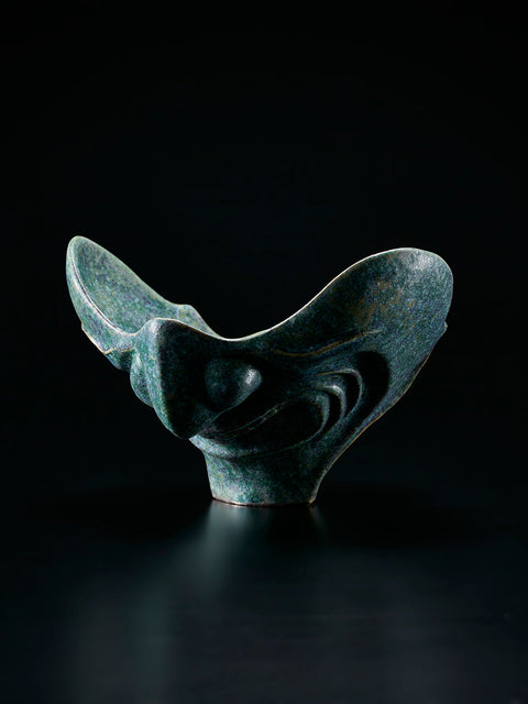 Cheek Armor Cup, Resolute Form, Bronze | Takahiro Koga (alternate view)
