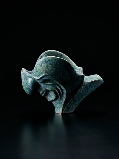Cheek Armor Cup, Resolute Form, Bronze | Takahiro Koga (alternate view)