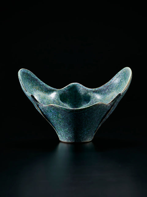 Cheek Armor Cup, Resolute Form, Bronze | Takahiro Koga (alternate view)