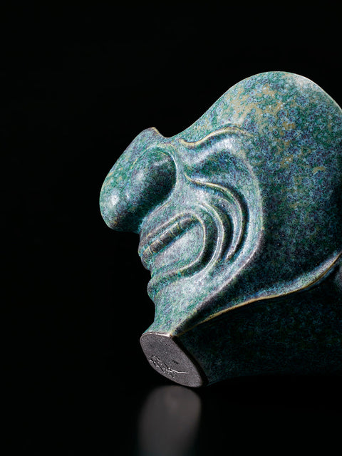 Cheek Armor Cup, Resolute Form, Bronze | Takahiro Koga (alternate view)