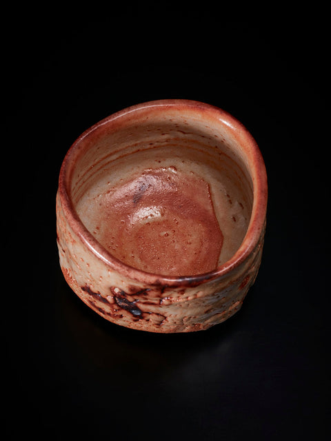 茜志野茶盌｜加藤亮太郎（別角度）