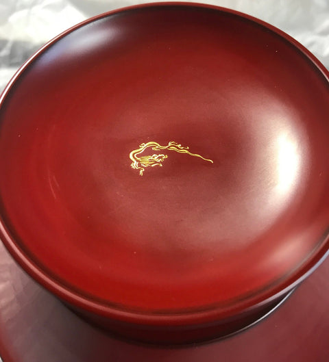 Tatara Bowl, Vermilion Lacquer | Takashi Wakamiya (alternate view)