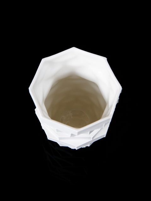 Constructed Vessel, Eight-Sided Cross-Line-Assembled Sake Bowl | Yosuke Yamaura (alternate view)