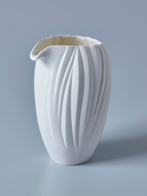 White Porcelain Spouted Bowl | Nami Takahashi